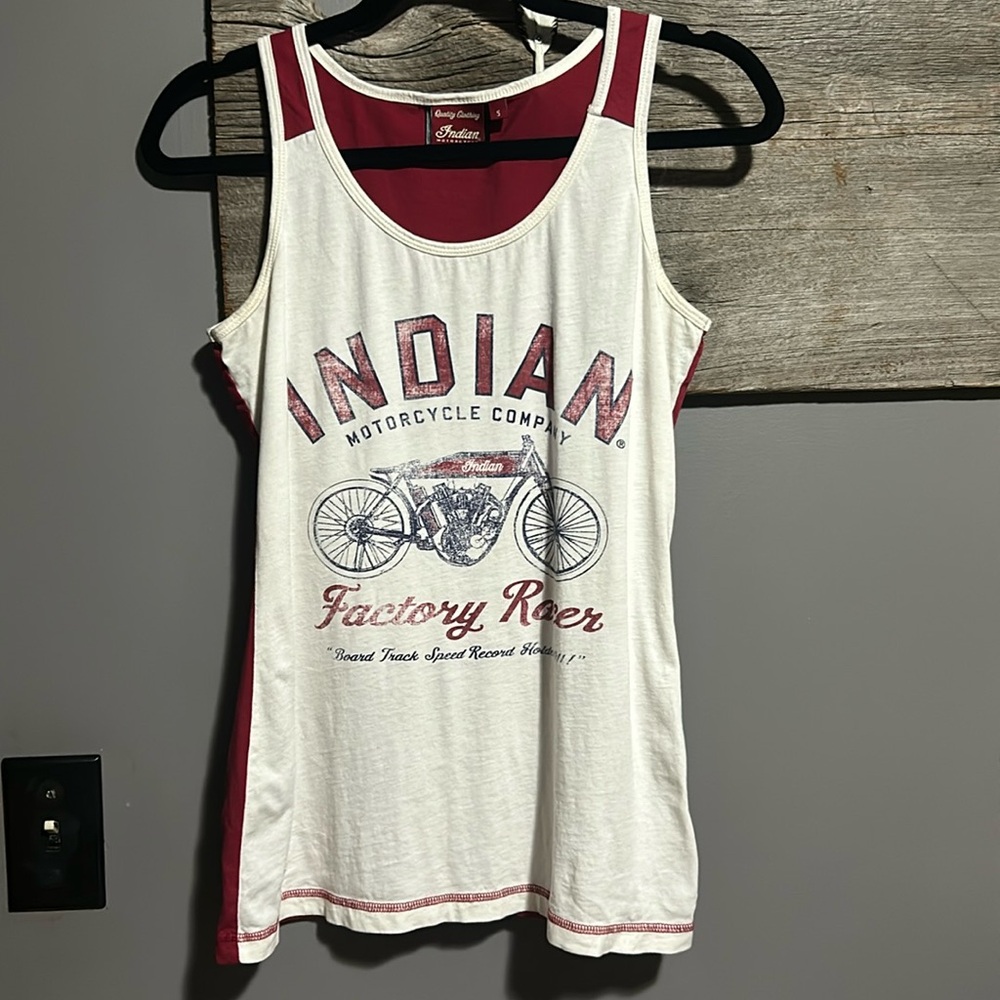 NWOT Indian Motorcycle tank tee shirt muscle